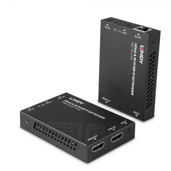 Lindy HDMI und IR over IP Extender, 1920 x 1080 Pixel, AV-Sender & -Empfänger, 150 m, Kabelgebunden, Schwarz, HDCP
