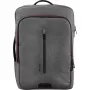 Rucksack YENKEE YBB 1522GY — multifunktionaler Laptop-Rucksack für 15,6 Zoll | Nylon, 12 l, Grau/Rot