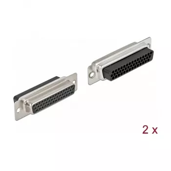 Drahtverbinder DeLOCK 66725 D-Sub HD 44-polig Schwarz Silber