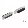 Drahtverbinder DeLOCK 66725 D-Sub HD 44-polig Schwarz Silber