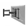 B-Tech Ultraflache Doppelarm-Wandhalterung für Flachbildschirme VESA 600x400 35 kg