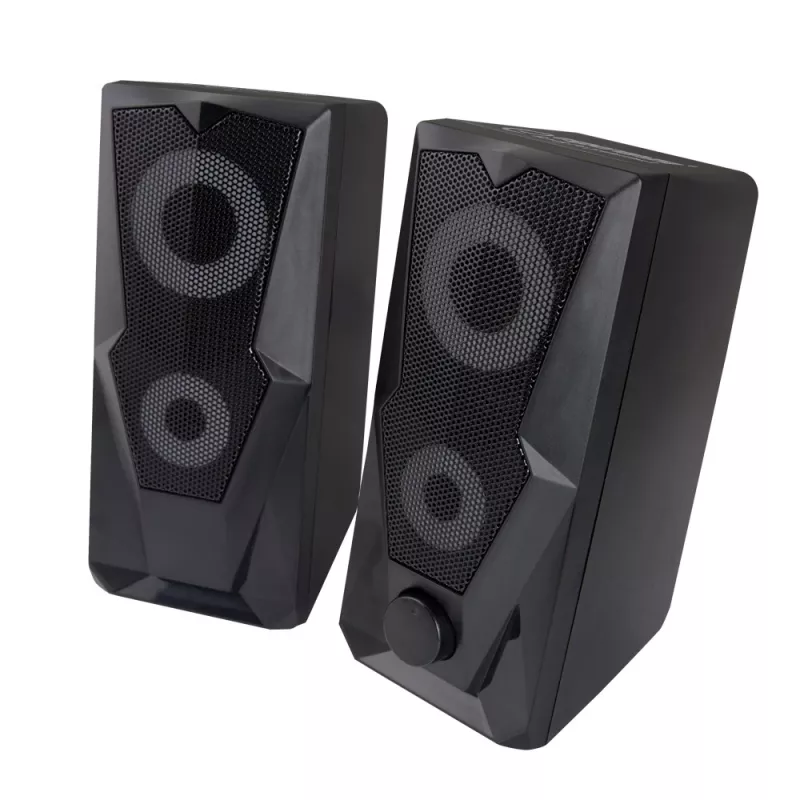 Lautsprecher ESPERANZA BAILA 6 W kabelgebundener Standlautsprecher, 6 W RMS, 160–20000 Hz, 3 Ω, USB & 3,5 mm, Paar