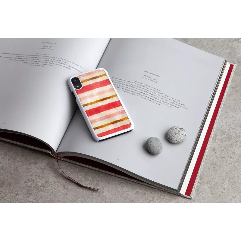 Schutzhülle iKins für iPhone XR — Short Cake Design, weiß