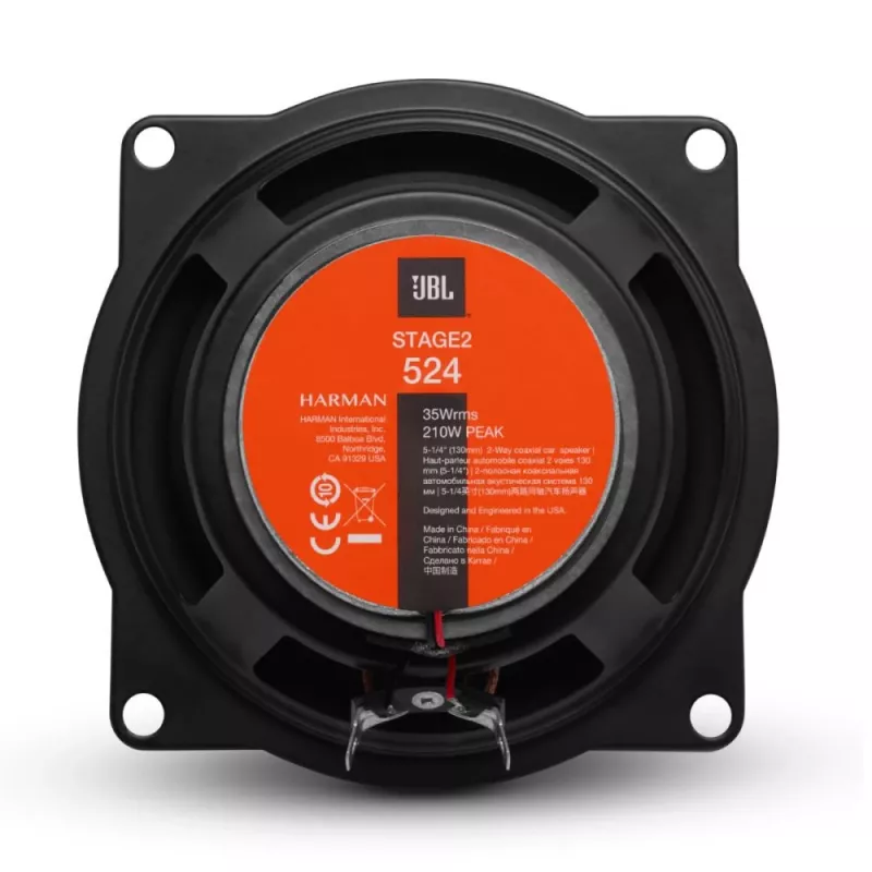 JBL Stage2 524 Auto-Lautsprecher Rechteckig 2-Wege 210 W 2 Stk.
