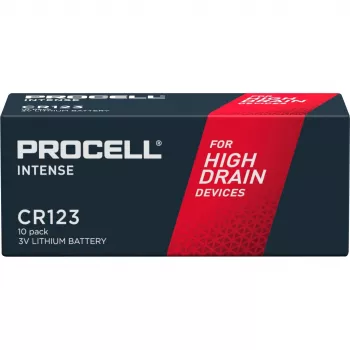 Lithium-Batterie Duracell CR123A 3V — Einzelzelle, 3V Nennspannung