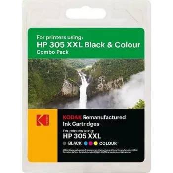 185H030587 KODAK HP DJ2300 Tinte (2) 700S. Sw + 310S. Farbe XXL (185H030587)