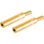 Kabelverbinder ShiverPeaks BS50400-G2 6,3 mm Gold Buchse 2 Stück