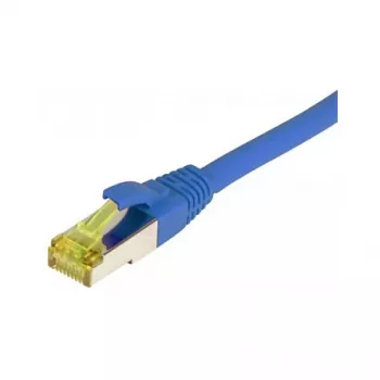 Patchkabel RJ45, CAT6A 500 MHz, 10 m, Blau, S-STP (S/FTP), TPE/LSZH (Ultraflex), AWG26, mit Cat.7-Rohkabel, Synergy 21 (S217651)