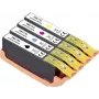 Renkforce Tinten-Kombipack ersetzt Canon CLI-581 BKCMY (2103C004) kompatibel Schwarz, Cyan, Magenta, Gelb RF-I-C-CLI581BKCMY4PK RF-5718880 (RF-5718880)