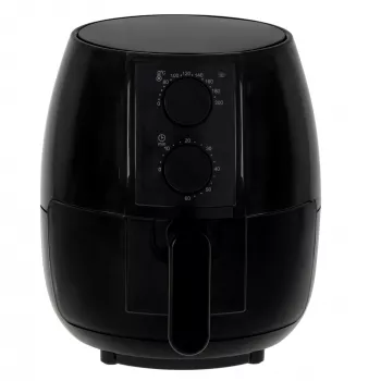 Heißluftfritteuse Adler AD 6312 — 2,5 L, 1600 W, schwarz, 80–200 °C, 60-Minuten-Timer