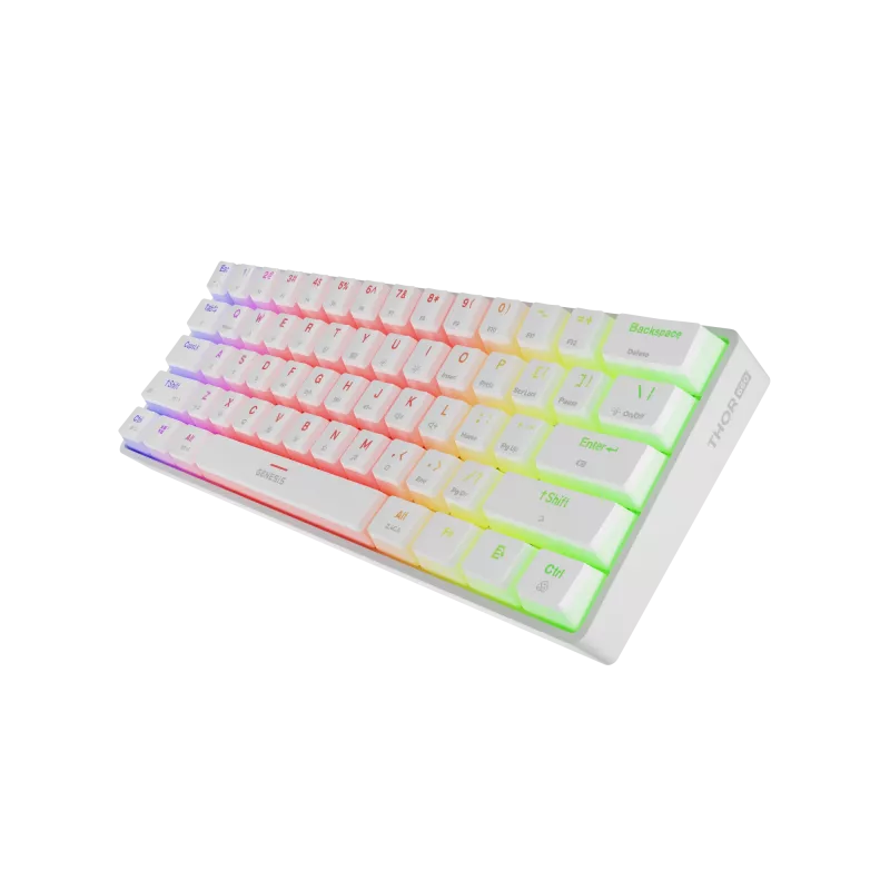 Gaming-Tastatur genesis THOR 660 G2 — kabelloser (2,4 GHz, Bluetooth) und kabelgebundener Modus