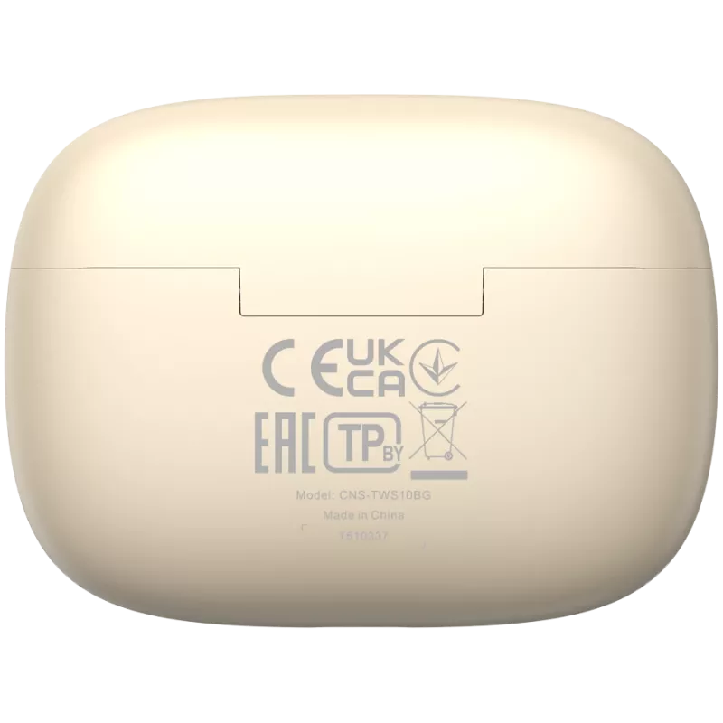 Canyon CNS-TWS10BG Kopfhörer und Headset True Wireless Stereo (TWS) In-Ear für Anrufe/Musik/Sport/Alltag USB Typ-C Bluetooth Beige (CNS-TWS10BG)
