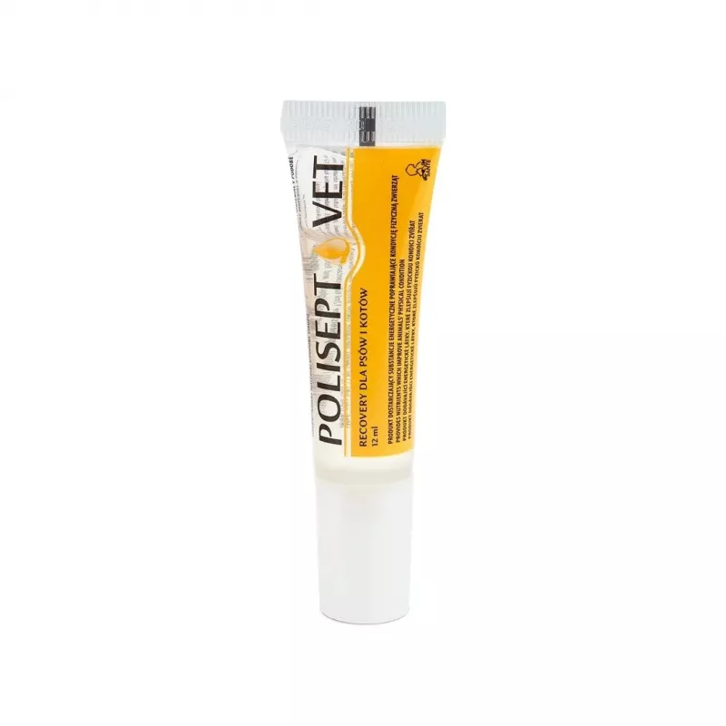 Orale Energieergänzung JM Sante Polisept Vet Recovery Tube 12 ml für erwachsene Hunde und Katzen, Rekonvaleszenz