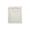 Wandmontierter Schrank Extralink Rackmount-Gehäuse 6U 10 Zoll Grau Schlüsselschloss Kabelmanagement