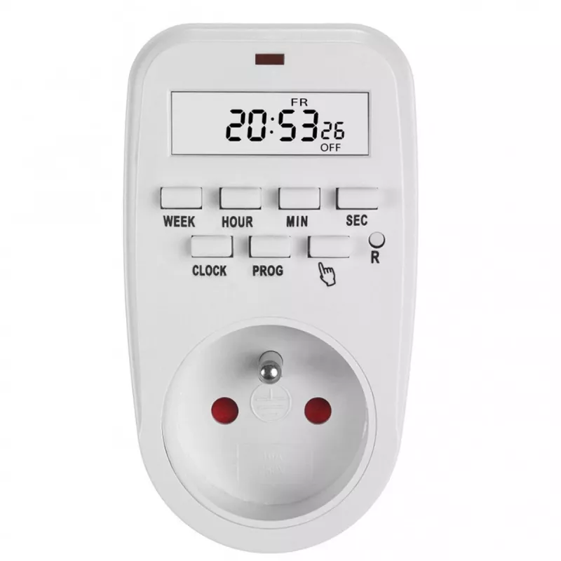 Digitale Zeitschaltuhr GreenBlue GB362 — programmierbare Zeitschaltuhr für elektrische Geräte, Modell GB362
