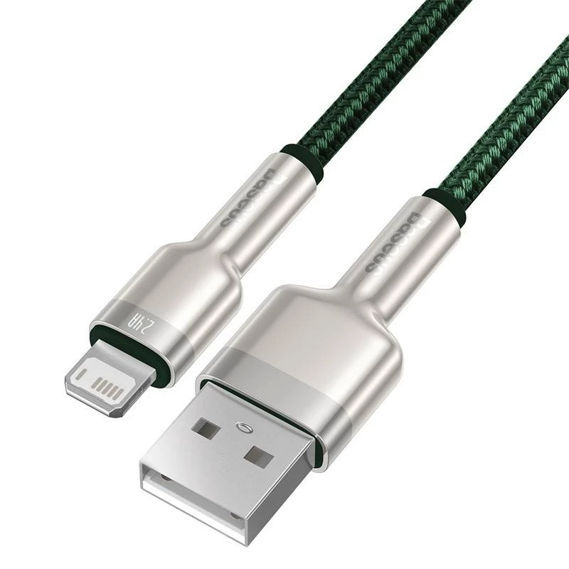 USB-A auf Lightning Kabel Baseus 1 m, grün