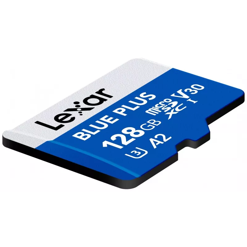 MicroSDXC-Speicherkarte Lexar BLUE PLUS 128 GB UHS‑I U3 V30 170 MB/s