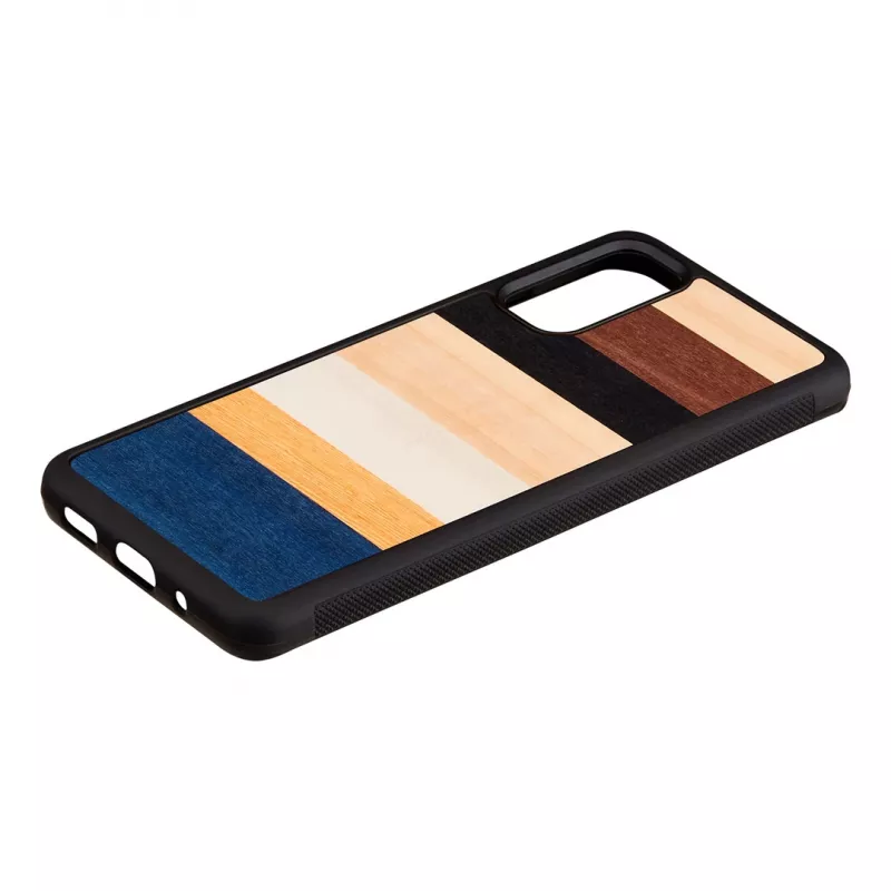 Handyhülle man and wood Galaxy S20 schwarz – Schutz-Hülle für Samsung Galaxy S20