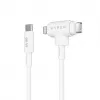 HYPER HyperJuice USB-Kabel USB 2.0 1,5 m USB-C USB-C/Lightning Weiß