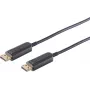 DisplayPort-Kabel S/CONN 30-15075 10 m Schwarz