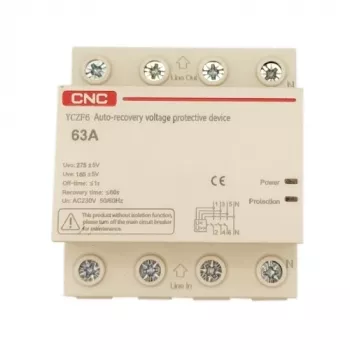 Fehlerstrom-Schutzschalter mit Überstromschutz CNC EL240319 3P+N 63A 230V