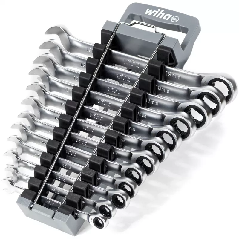 Ringschlüsselsatz Wiha 44665 — 13-teilig, metrisch 8–19 mm