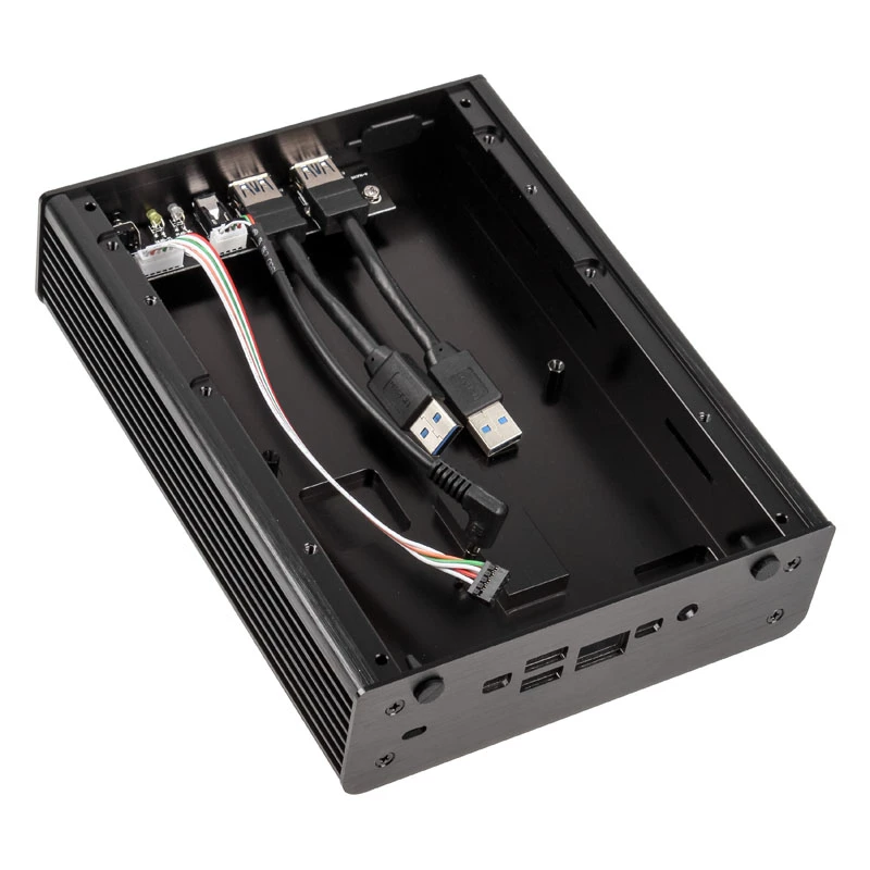 PC-Gehäuse Akasa Newton MC Small Form Factor (SFF) Schwarz