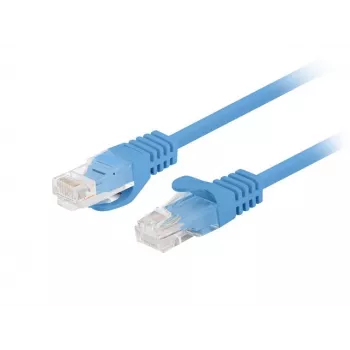 LANBERG Netzwerkkabel U/UTP Cat5e PCU6-10CC-0200-B, 2 m, blau, U/UTP, CCA-Leiter, 26 AWG