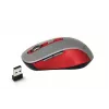 Kabellose optische Maus ESPERANZA EM131R 2,4 GHz, 1600 DPI, beidhändig, Nano-USB-Empfänger, 6 Tasten, grau