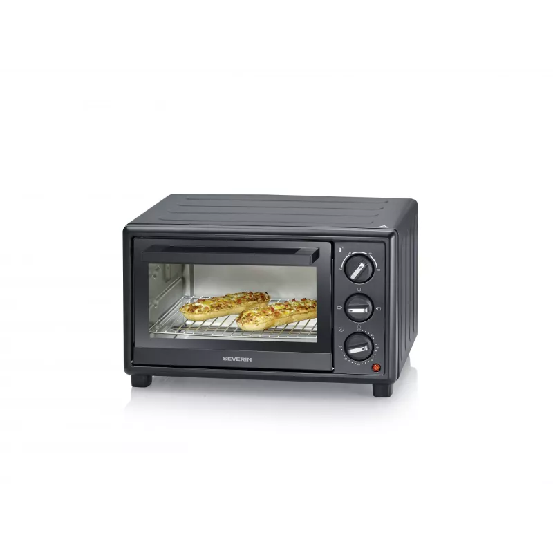 Elektrischer Minibackofen SEVERIN TO 2078 — 20 L Kapazität, 1600 W, schwarz, freistehend