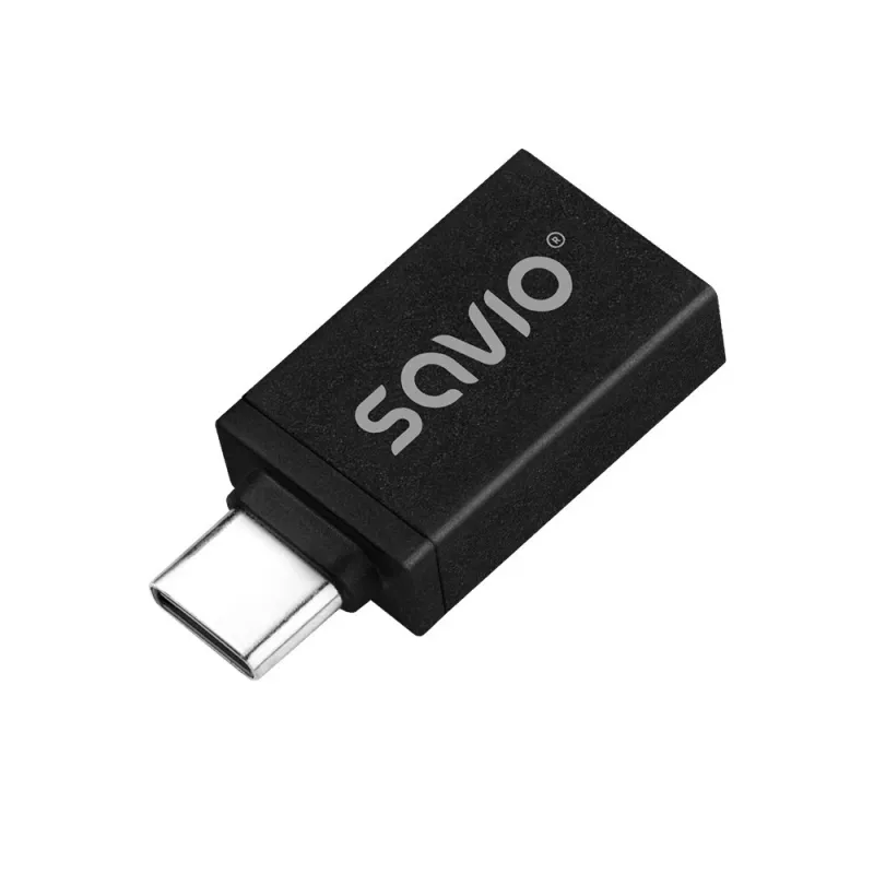 Savio AK-80 Videokabel-Adapter 0m USB Typ-A USB Typ-C Schwarz