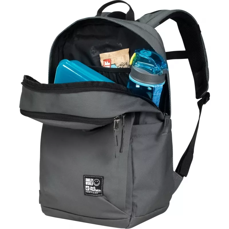 Jack Wolfskin Smileyworld Rucksack – Grün/Grau, 22 L