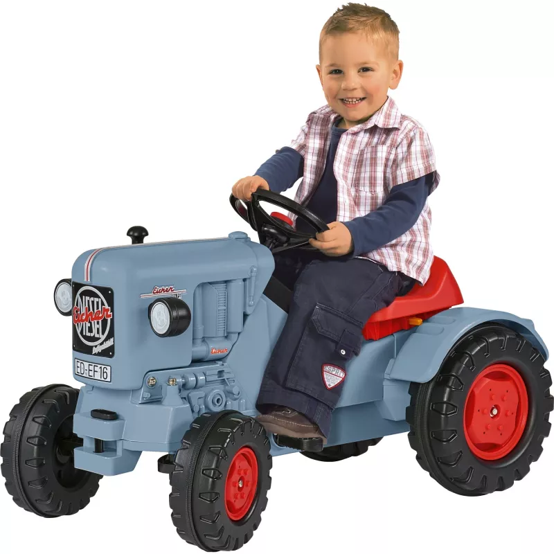 Trettraktor Simba‑Dickie BIG Eicher Diesel ED 16 (Modell 800056565) Kinder-Rutschauto