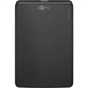 Goobay Magnetische Wireless Powerbank | 70182 | 5000 mAh | USB-C | Schwarz