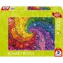 Farbenwirbel-Blüten, Puzzle 2000 Teile