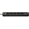 Power Extension Brennenstuhl Bremounta 3m 5 AC Outlets Indoor Schwarz