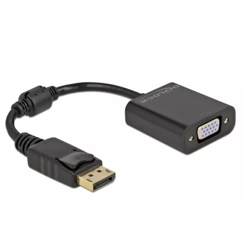 Adapter DisplayPort 1.2 Stecker auf VGA Buchse DeLOCK 61006
