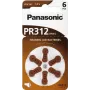 Hörgerätebatterien Panasonic PR 312 Zink-Luft 170 mAh — 6er-Pack