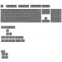 Keycaps GLORIOUS GPBT Basics PBT Dye-Sub Armor Grau ANSI-Layout