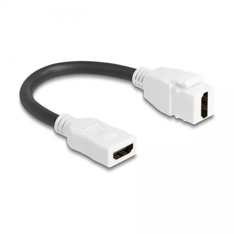 HDMI-Kabel DeLOCK 90684 HDMI Typ A Standard 0,2 m Weiß