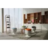 Up Up Seul ergonomischer Balance-Hocker Schwarz, D48 Schwarz (Dunkelgrau) Stoff