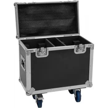 Flightcase Roadinger 2x TMH-B120 mit Rollen — doppeltes Rack-Schutzcase für zwei TMH-B120-Einheiten