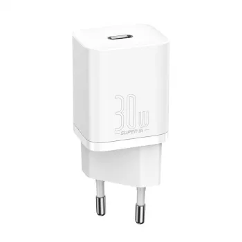 Baseus CCSUP-J02 Mobiles Gerät Ladegerät Universal Weiß AC Schnellladen