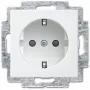 Steckdose Busch-Jaeger Typ F 2P+E 16 A 250 V Weiß