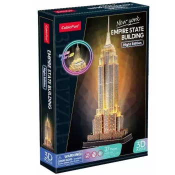 Empire State Building - leuchtendes 3D-Puzzle mit 37 Teilen
