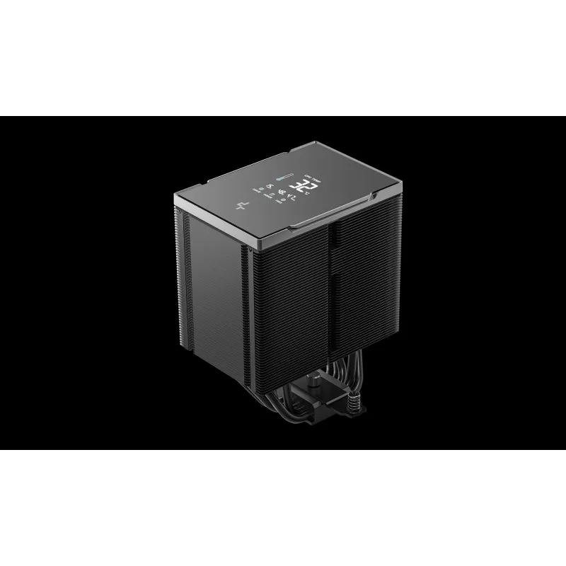 Luftkühler DeepCool AK500 G2 Digital NYX, 120-mm-Lüfter, max. Luftdruck 3,33 mmH2O, 117×129×159 mm, schwarz