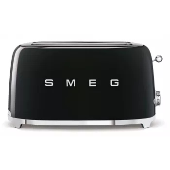 Smeg - TSF02 Toaster 4 Scheiben - Schwarz/lackiert/BxHxT 41x20,8x21,5 cm/6 Röststufen/1500W