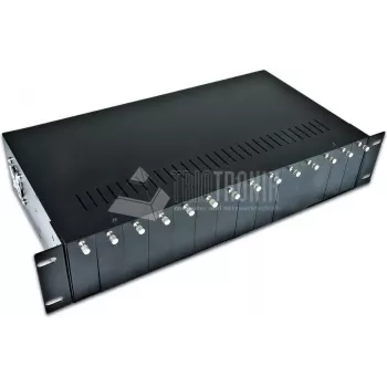 Lightwin 14 Slot 19 inch Medienkonverter-Chassis für Lightwin Konverter