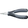 Knipex Elektronikzange Gesamtlänge 115 mm ESD flache breite Backen hochglanzpoliert Form 1