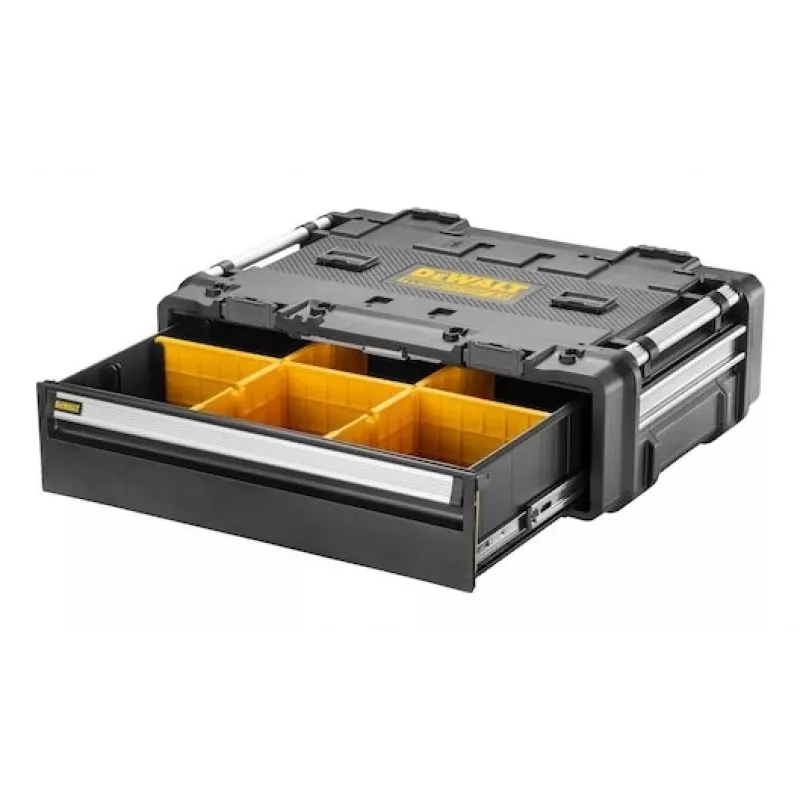 Werkzeugkasten DeWalt DWST60510-1 Metall und Kunststoff, schwarz/gelb, tragbarer Aufbewahrungskoffer